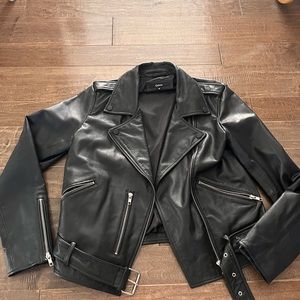 Quince 100% Leather Motorcycle Jacket